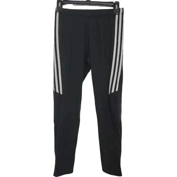 adidas Other - Adidas Black Striped Kid Jogger Sweatpants Size M